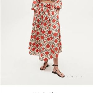 RHODE GISEL SKIRT GARDEN OF DREAMS